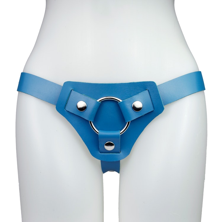Strap-on Harness Blue photo