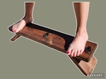 Handcrafted Posture Stand/Kneeling Bench - Versatile BDSM Dungeon Furniture Thumbnail # 135884