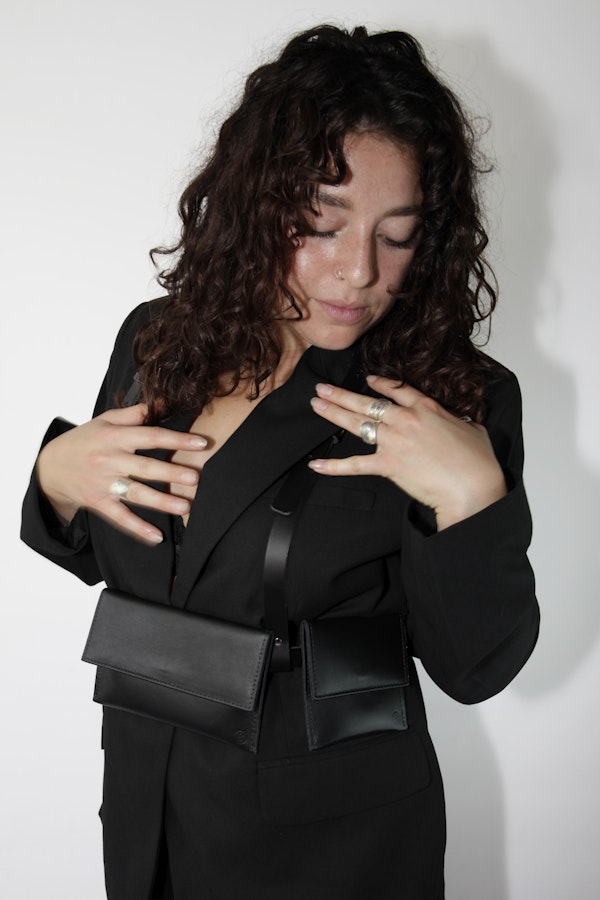 Leather Harness Bag Black Image # 141782