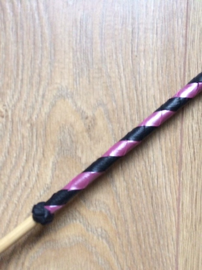 Dragon cane with braided leather handle. Select your thickness. Choose your handle colour. Image # 141353
