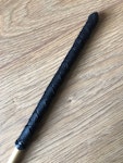 Dragon cane with braided leather handle. Select your thickness. Choose your handle colour. Thumbnail # 141354