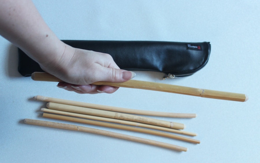 Short rattan cane set for bastardino