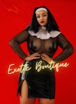 Role Play Lingerie Plus Size Sexy Nun Latex Dress Vinyl Mini Dress Plus Size • PVC Nun Dress Plus Size • Sexy Nun Vinyl Cosplay Outfit Thumbnail # 143169