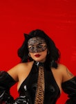 Sexy Lace Mask Sexy Catwoman Halloween Black Accessory Sexy Cat Ears Headband  RolePlay animal Accessory Black Cat Costume Masquerade Thumbnail # 143104