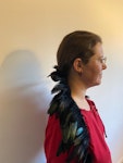 Feather shoulder piece for dressing up, larp, fantasy outfits Thumbnail # 141479