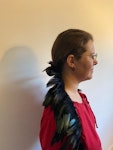 Feather shoulder piece for dressing up, larp, fantasy outfits Thumbnail # 141487