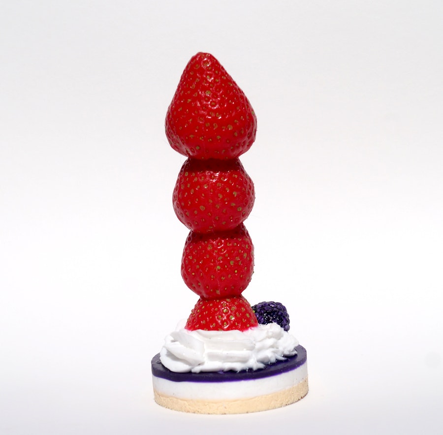Strawberrycreampie - handmade and handpainted Suction Cup Dildo by Suendwaren-Konditorei Image # 142744