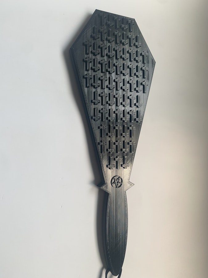 Coffin BDSM Spanking Paddle 13.5''