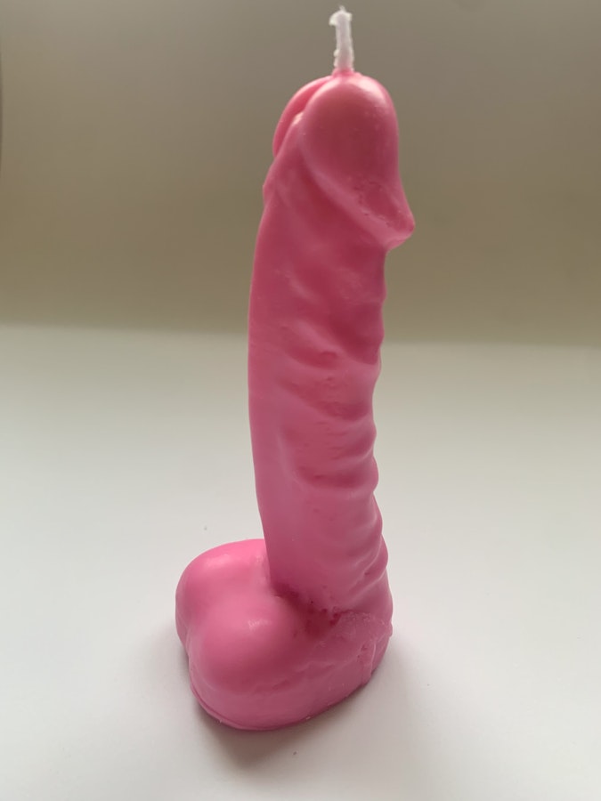 Pink - Penis BDSM Wax Play Candle 5''
