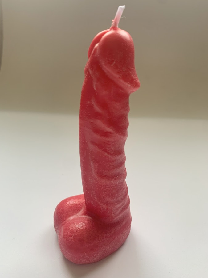 Red - Penis BDSM Wax Play Candle 5''