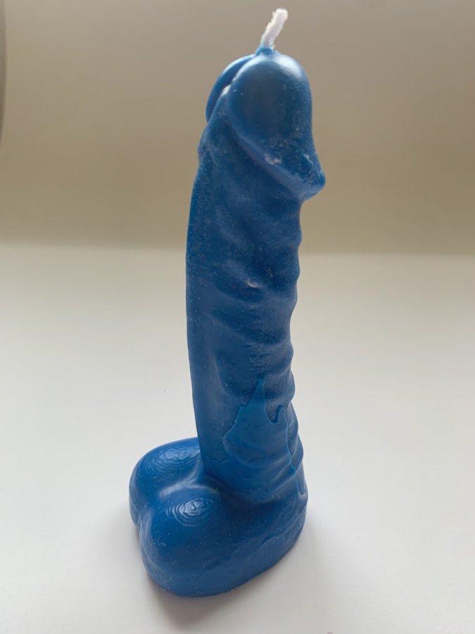 Dark Blue - Penis BDSM Wax Play Candle 5''