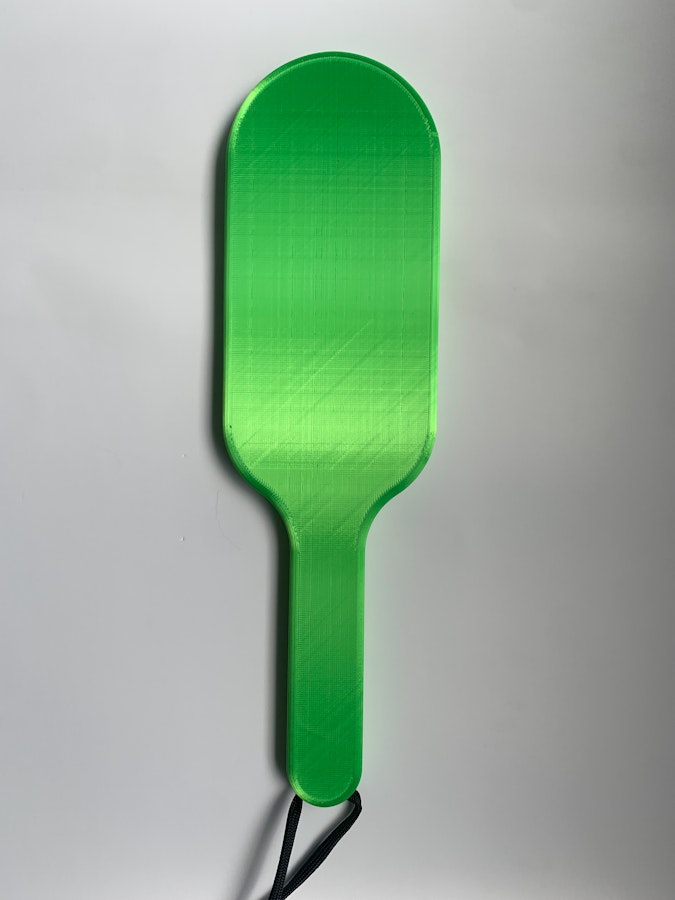 Simple BDSM Spanking Paddle 11.5'' Sparkling Green