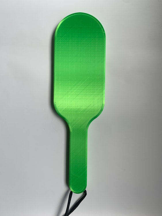 Simple BDSM Spanking Paddle 11.5'' Sparkling Green photo