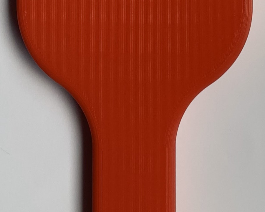 Simple BDSM Spanking Paddle 11.5'' Opaque Red Image # 143868