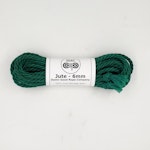 Jute Bondage Rope Emerald Green Shibari Rope Mature 6mm Thumbnail # 145022