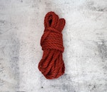 Handcrafted Shibari Jute Rope - Organic 6mm Various Colors Shibari Kinbaku BDSM Bondage - Premium Quality Handmade Shibari Rope for Bondage Thumbnail # 143323