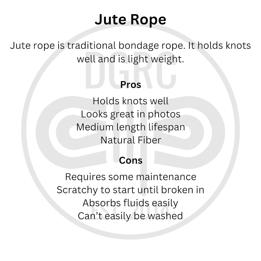 Red Jute Bondage Rope 6mm Image # 145037