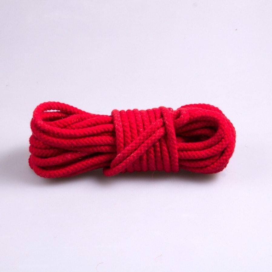 Cotton-Jute Blend Rope Versatile 6mm Twisted Rope Shibari Kinbaku BDSM Bondage EcoFriendly Soft yet Durable Cotton Jute Rope Multiple Colors Image # 143351