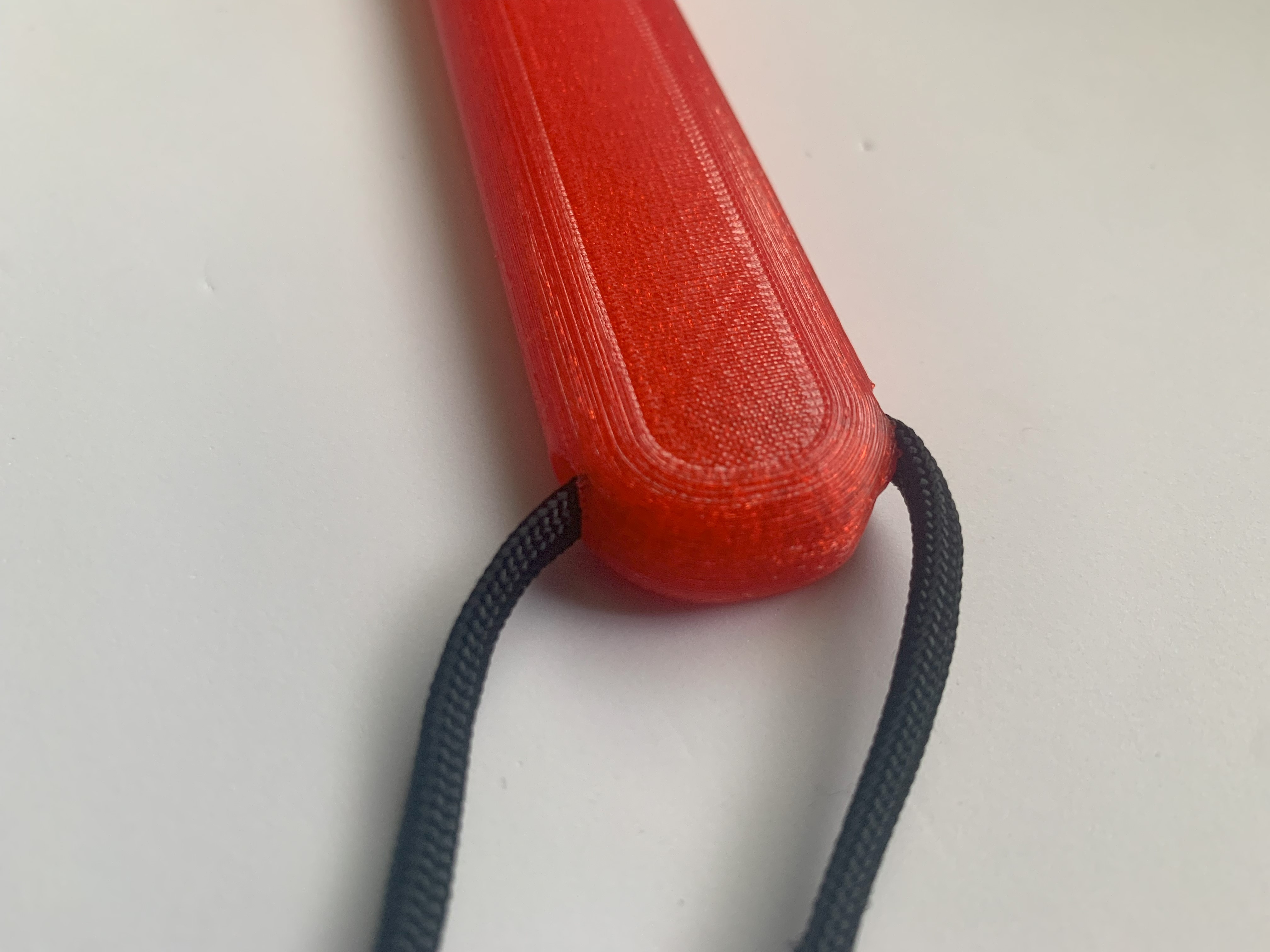 Simple BDSM Spanking Paddle 11.5'' Translucent Red photo
