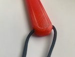 Simple BDSM Spanking Paddle 11.5'' Translucent Red Thumbnail # 143863
