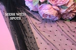 Black mesh bra and panty set, Open Lingerie Set - Open Cup Bra - Panties with Garter Belt, Handmade underwear Thumbnail # 146444