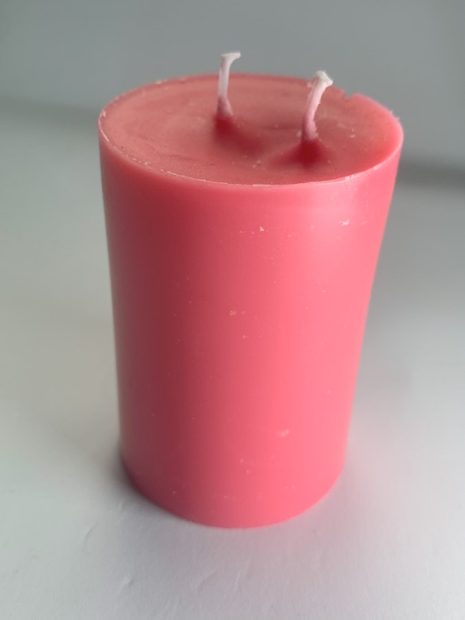 Light Red - Handmade BDSM Wax Play candles 3inx2in