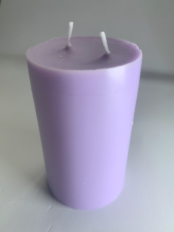 Pastel Purple - Handmade BDSM Wax Play candles 3inx2in