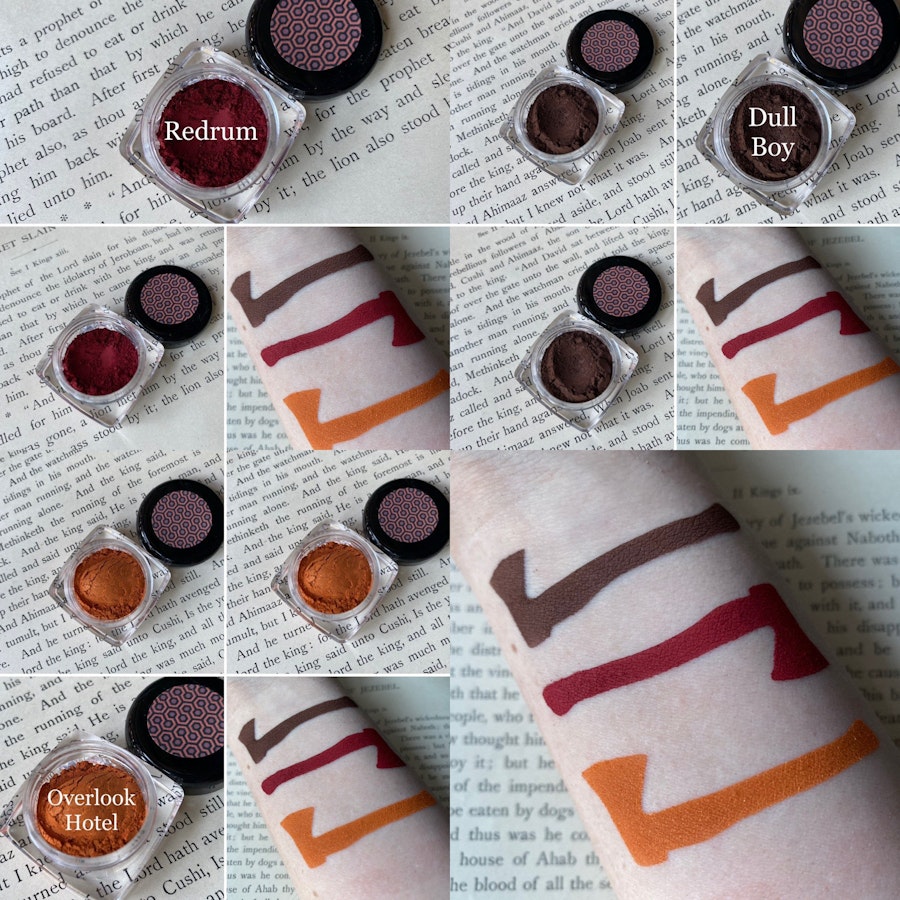 Shine Collection -  Horror Movie Inspired Matte Shimmer Eyeshadow - Eyes Bold Looks Gothic