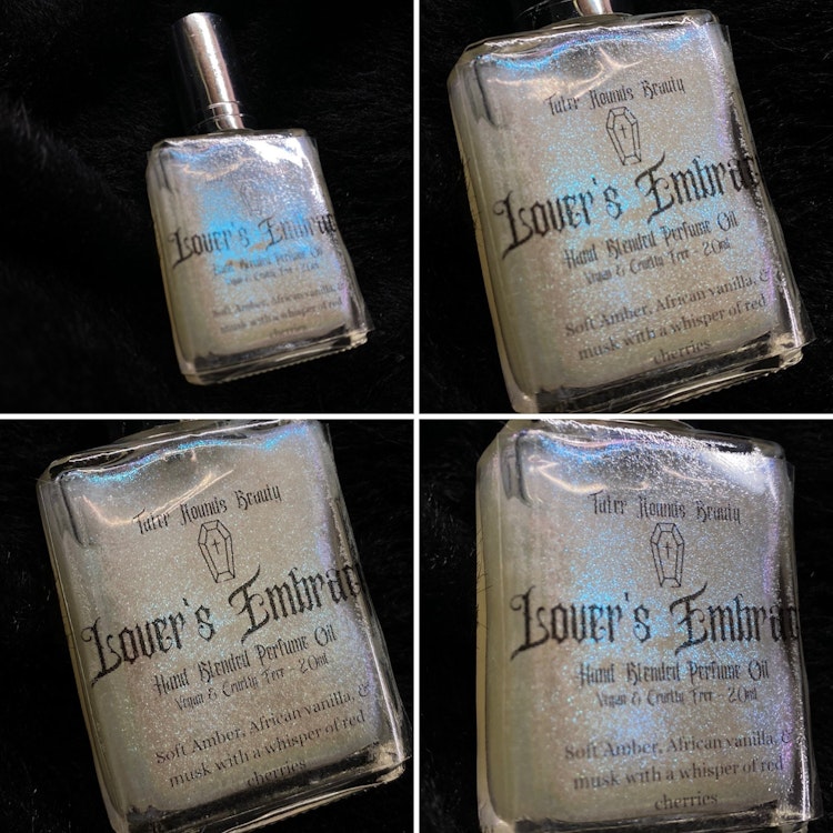 Lover’s Embrace - Lux Perfume - Soft Feminine Sweet Scent - Gothic photo