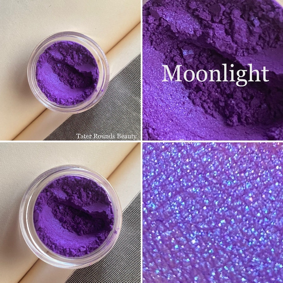 Moonlight - Ultra Bright Grape Shimmer Eyeshadow - Eyes Bold Looks Gothic Horror