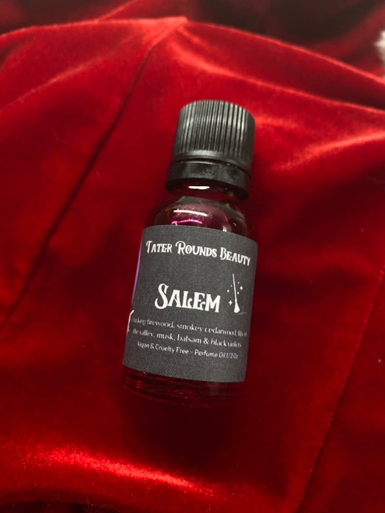 Salem - 1/2 Ounce - High Quality Perfume Oil - Vegan - Gothic Goth Floral Scent - Grapeseed Oil - Organic Oils photo