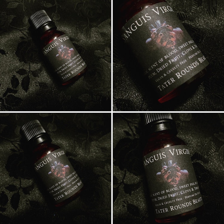 Sanguis Virginis - 1/2 Ounce - High Quality Perfume Oil - Vegan - Gothic Goth Floral Scent - Grapeseed Oil - Organic Oils photo