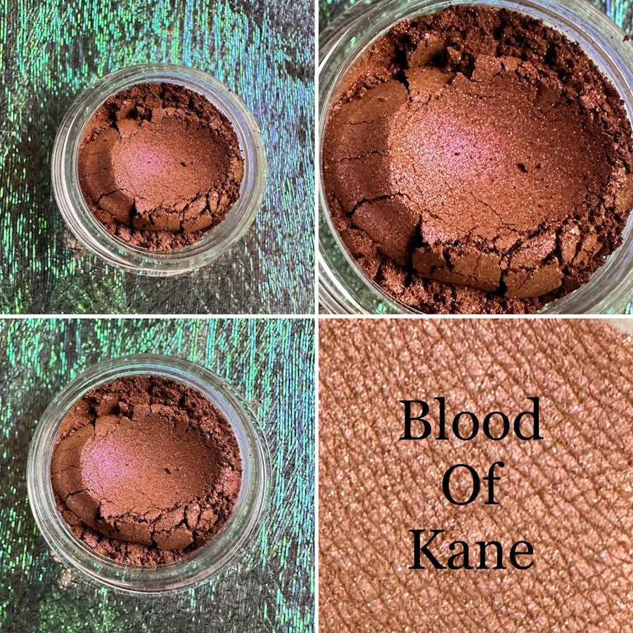 Blood of Kane   - Rusty Duo Chrome Eyeshadow - Vegan Makeup Goth Gothic Lolita Country Goth Witch Wiccan
