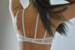 Lingerie Set, Cupless Bra, Open Cup Bra with panties, See Through Lingerie, Wedding Lingerie Thumbnail # 146502