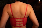 Underbust corset - Handmade lingerie set in different colors / Nipple pads not included! Thumbnail # 147140