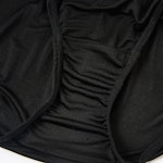 Knitted Silk Mid Rise French Cut Pantie | Black Vodka | Shimmer Collection Thumbnail # 149072