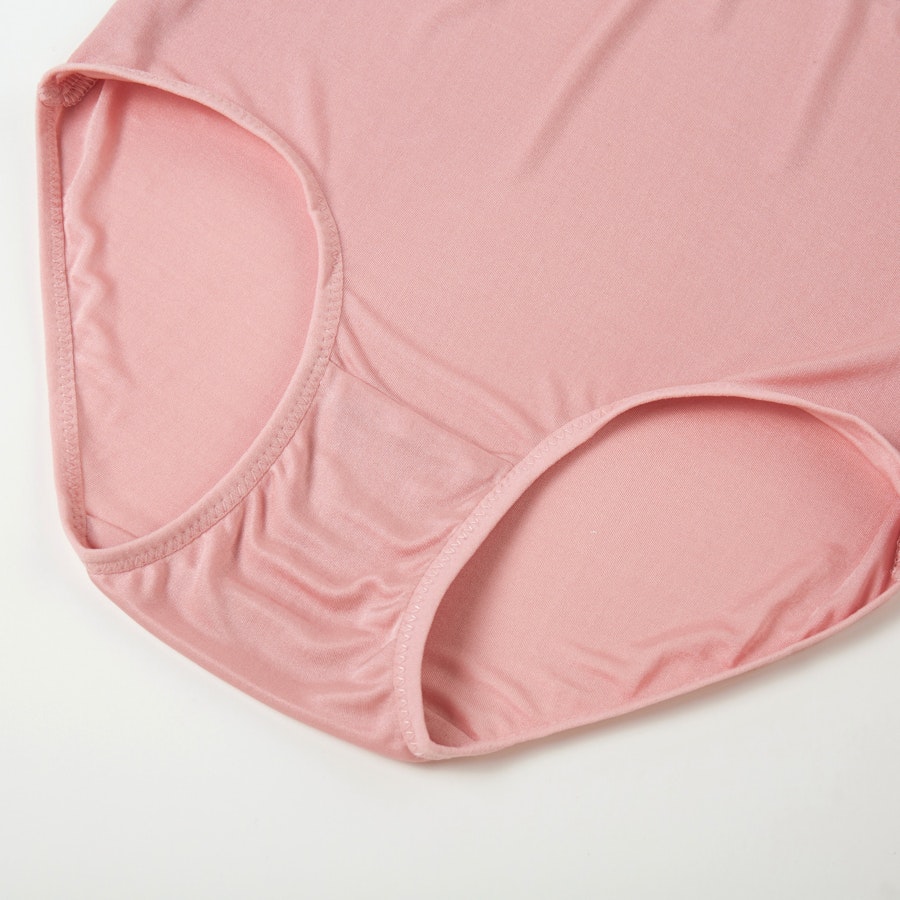 Knitted Silk High Rise French Cut Pantie | Charleston Pink Lady | Shimmer Collection Image # 149099