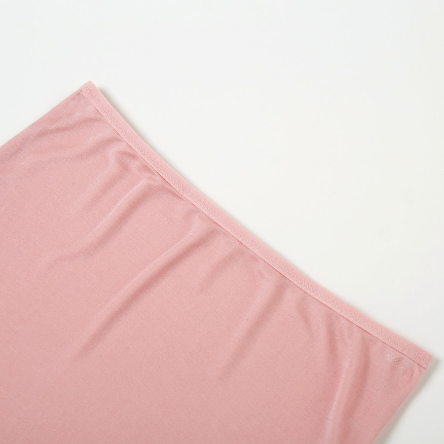Knitted Silk High Rise French Cut Pantie | Charleston Pink Lady | Shimmer Collection Image # 149100