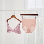 Knitted Silk High Rise French Cut Pantie | Sparkling Rose | Shimmer Collection Thumbnail # 149112