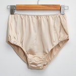 Beige Pure Mulberry Silk French Cut Panties | High Waist | 22 Momme | Float Collection Thumbnail # 149148