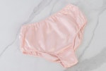 Baby Pink Pure Mulberry Silk French Cut Panties | High Waist | 22 Momme | Float Collection Thumbnail # 149263