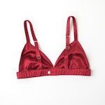 Ruby | Handmade Pure Silk Bralettes | Vin Bras | No Padding No Wire | 19 Momme Silk Charmeuse Thumbnail # 178188