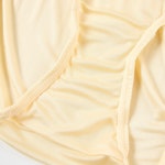 Knitted Silk Mid Rise French Cut Pantie | Blonde Pale Ale | Shimmer Collection Thumbnail # 149339