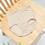 Knitted Silk High Rise French Cut Pantie | Bourbon Milk Punch | Shimmer Collection Thumbnail # 149722