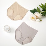 Knitted Silk High Rise French Cut Pantie | Bourbon Milk Punch | Shimmer Collection Thumbnail # 149725