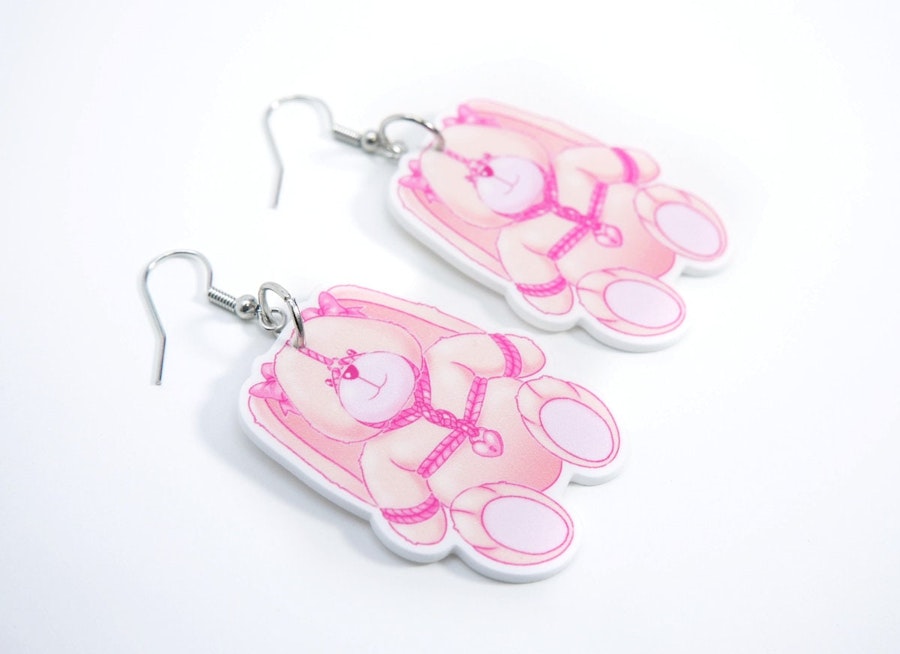 Bella Rope Bunny Earrings Image # 154018