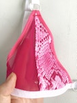 Pink snake BABE mesh bra. Soft cup see thru sexy bralette. Wire free hot underwear. Handmade to order in your size lingerie Thumbnail # 172991