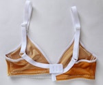 Honeycomb velvet TOUCH bra. Soft cup, underwire free. Natural shape for all day comfort. Handmade to order lingerie in your size. Thumbnail # 173178