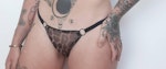 Leopard see thru LILITH mesh knickers. Sexy gift for wife, girlfriend. Erotic sheer panties. Handmade to order lingerie in your size Thumbnail # 173214
