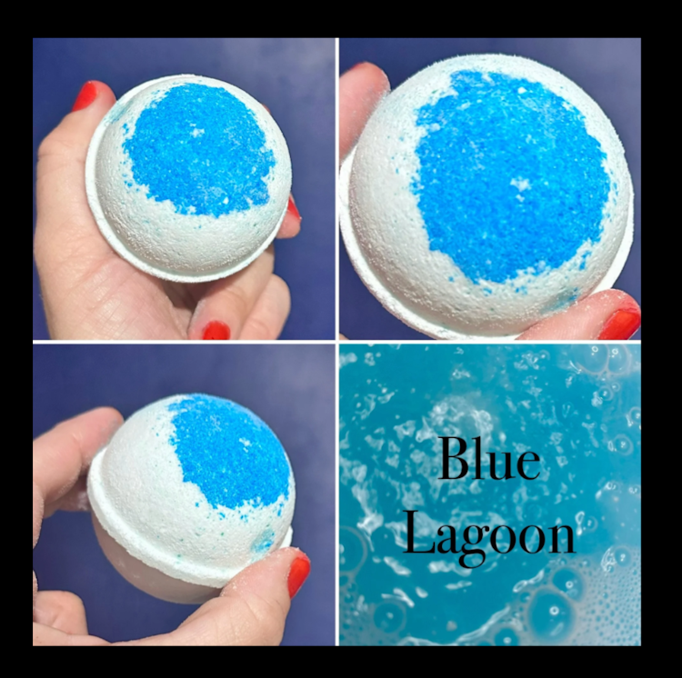 Blue Lagoon - Blue Water Bath Bomb photo